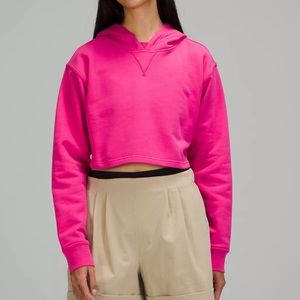 Lululemon Sonic Pink All Your’s Cropped Hoodie